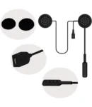 Fone Bluetooth Sem Fio para Capacete de Moto – Hi-Fi com Viva Voz, GPS e Música