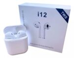 Fone Bluetooth i12 – Som Estéreo, Compatível com iOS e Android, Conexão Rápida