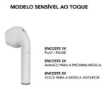 Fone Bluetooth i12 – Som Estéreo, Compatível com iOS e Android, Conexão Rápida