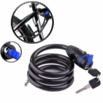 Cadeado Trava para Bicicleta com Chave – Cabo de Aço Reforçado