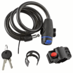 Cadeado Trava para Bicicleta com Chave – Cabo de Aço Reforçado