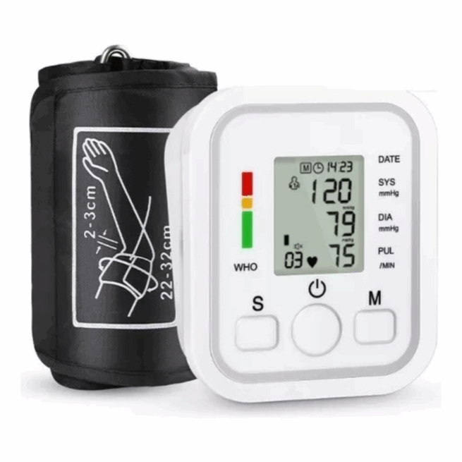 Monitor Digital de Pressão Arterial – Fácil de Usar e Preciso