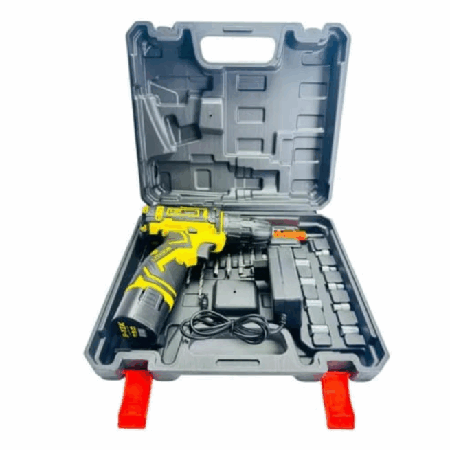 Parafusadeira Furadeira Sem Fio 12V com Bateria e Impacto – Modelo BT-DZ42 – Bivolt