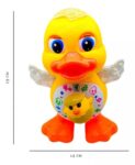 Pato Dançarino Musical Infantil com Luzes e Sons – Brinquedo Divertido que Anda e Mexe