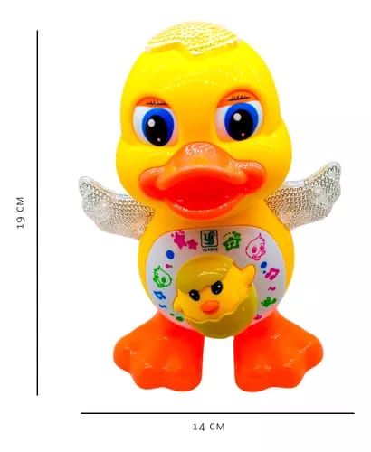 Pato Dançarino Musical Infantil com Luzes e Sons – Brinquedo Divertido que Anda e Mexe