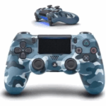 Controle Sem Fio PS4 Bluetooth Joystick Gamer – Azul Camuflado