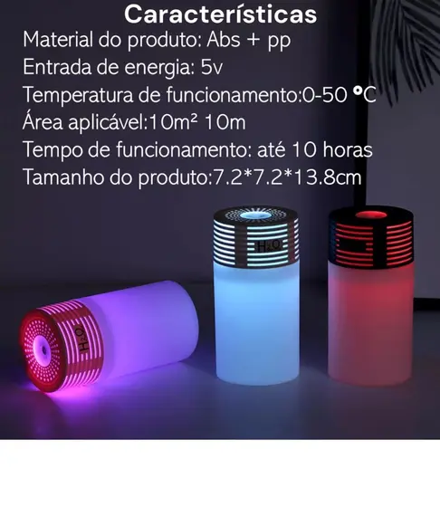 Umidificador BM-055 Bivolt – Cores Sortidas