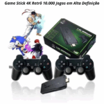 Game Stick 4K Retrô com 10.000 Jogos – Diversão Garantida para Todas as Idades