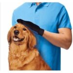 Luva Escova Tira Pelos Nano Magnética para Cães e Gatos