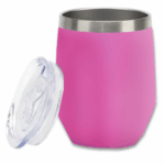 Copo Cuia Térmico Inox 360 ml com Tampa Antivazamento – Pink Personalizado – Praticidade com Estilo