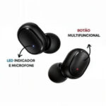 Fone Bluetooth Redmi AirDots 2 – Versão 5.0 – Áudio Sem Fio de Alta Qualidade