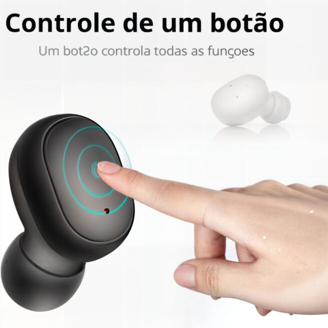 Fone Bluetooth Redmi AirDots 2 – Versão 5.0 – Áudio Sem Fio de Alta Qualidade