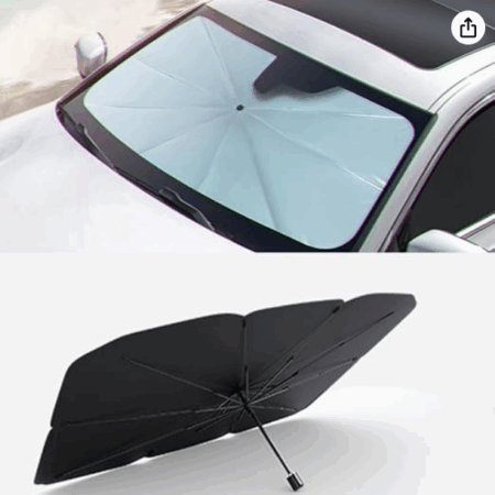 Protetor Solar Automotivo para Parabrisa – Repele Calor e Protege o Interior – BM-F1106