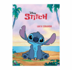 Livro Ler e Colorir Infantil Lilo Stitch Azul – 4 Páginas – Personagem do Filme