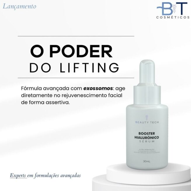 Booster Hialurônico Gotejador 30 ml – Preenche, Hidrata e Rejuvenesce