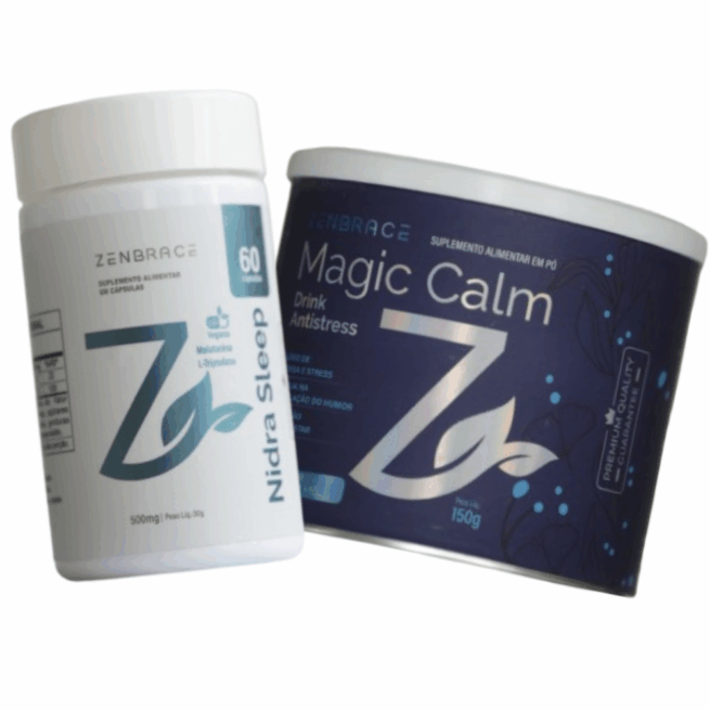 6 Suplementos | Kit Sono Relaxamento e Calmante Natural Restaurador - 3 Mês