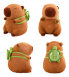 Pelúcia Infantil Capivara Pequena com Tartaruga – Enfeite para Cama