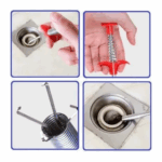 Coletor de Pia Flexível Reacher com Esgoto de 4 Garras Inox – K-974