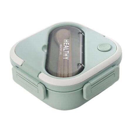 Marmita com Alça e Talheres Verde 1300 ml – Modelo 0061