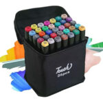 Kit Livro para Colorir CAPIVARA (Roxo) + 36 Canetas