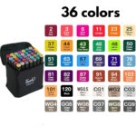 Kit Livro para Colorir CAPIVARA (Roxo) + 36 Canetas