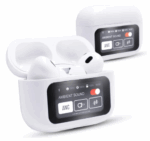 Par de Fones de Ouvido Bluetooth 5.4 Touch – Modelo A9PRO – Branco