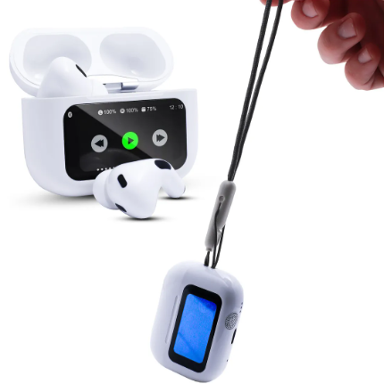 Par de Fones de Ouvido Bluetooth 5.4 Touch – Modelo A9PRO – Branco