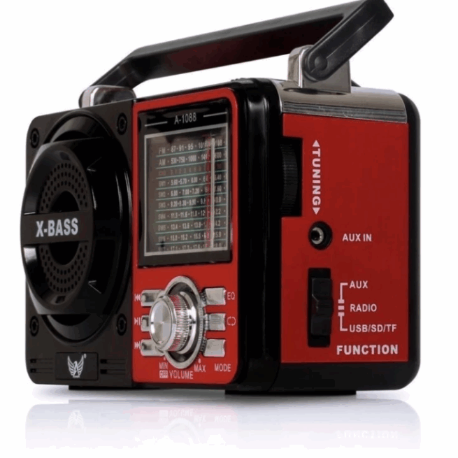 Rádio AM/FM Retrô Vintage Portátil – Modelo Avó Avô Y1088BT