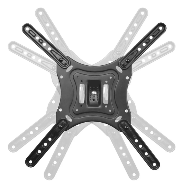 Suporte de TV Tri-Articulado com Braço Longo – Ajuste Flexível para TVs de 17 a 60 polegadas