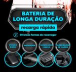 Lanterna Tática com Zoom Telescópico, Carregamento USB – Modelo LAN-7059 – Branco