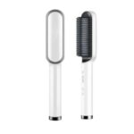 Escova Alisadora Elétrica Bivolt – Branca