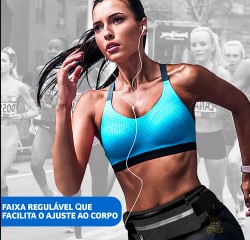 Pochete Fitness para Corrida e Academia - Vermelho