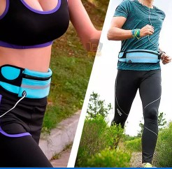 Pochete Fitness para Corrida e Academia - Azul