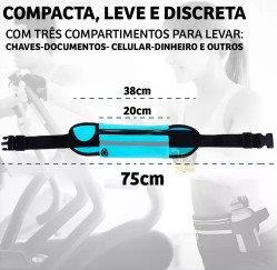 Pochete Fitness para Corrida e Academia - Rosa