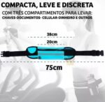 Pochete Fitness para Corrida e Academia – Preto – Conforto e Segurança