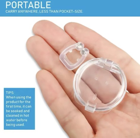 Clip Nasal Anti Ronco – Kit com 4 Unidades – Respire Melhor e Durma Tranquilo