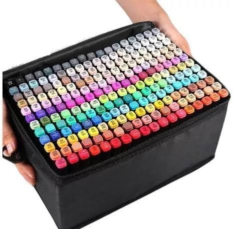 Kit Livro para Colorir Bobbie Goods (Azul) + 120 Canetas Coloridas