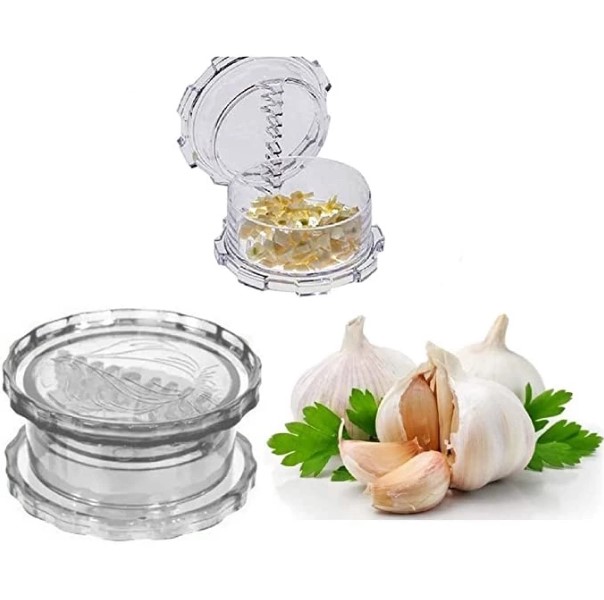 Mini Triturador Manual de Alho SL0377 – Rápido e Prático para sua Cozinha