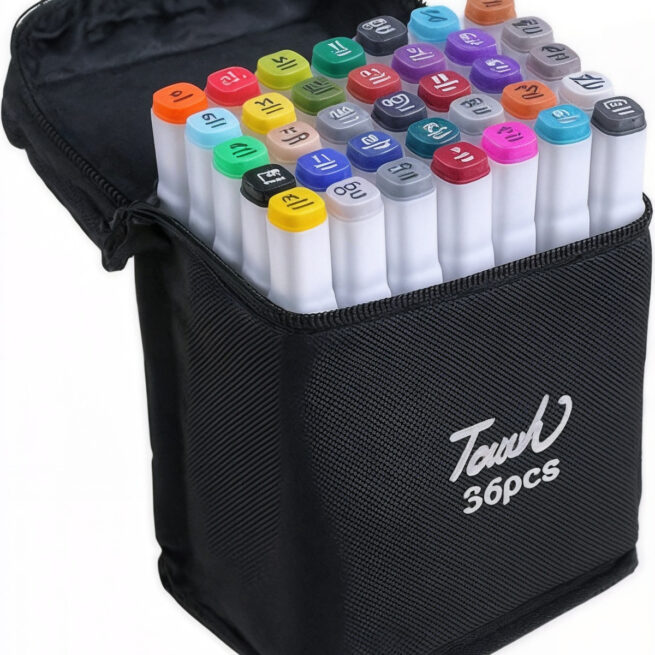 Kit Livro para Colorir CAPIVARA (Roxo) + 36 Canetas