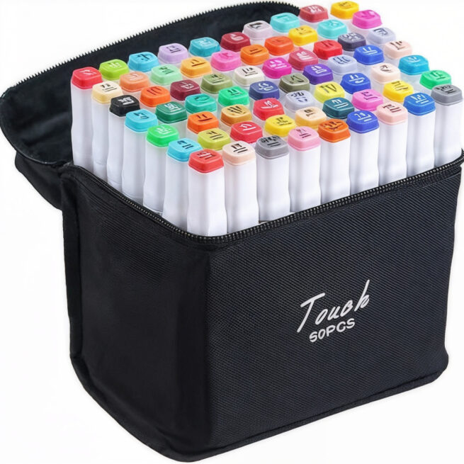 Kit Livro para Colorir Bobbie Goods Verde com 60 Canetas – Arte e Diversão para Crianças