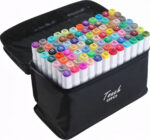 Kit Livro para Colorir Bobbie Goods Roxo com 80 Canetas – Criatividade sem Limites