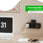 Adaptador de Tomada Benjamin (T) com USB-A e USB-C Bivolt BM-8704A – Versatilidade e Segurança