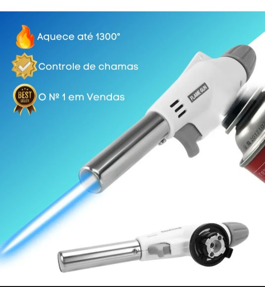 Maçarico Culinário Portátil Profissional – Cores Sortidas