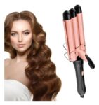 Modelador de Cabelo Profissional Chapinha Trio-Ondas Bivolt – Estilo e Praticidade