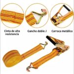 Cinta para Prender Catraca de Carro para Amarração de Caminhão 3 Toneladas