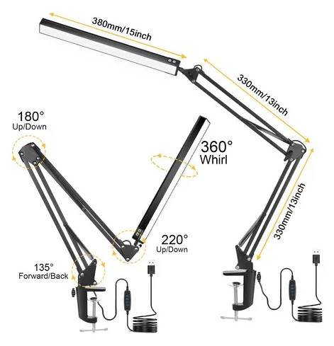 Luminária de Mesa Bivolt BM-F1093 – Iluminação Compacta e Eficiente