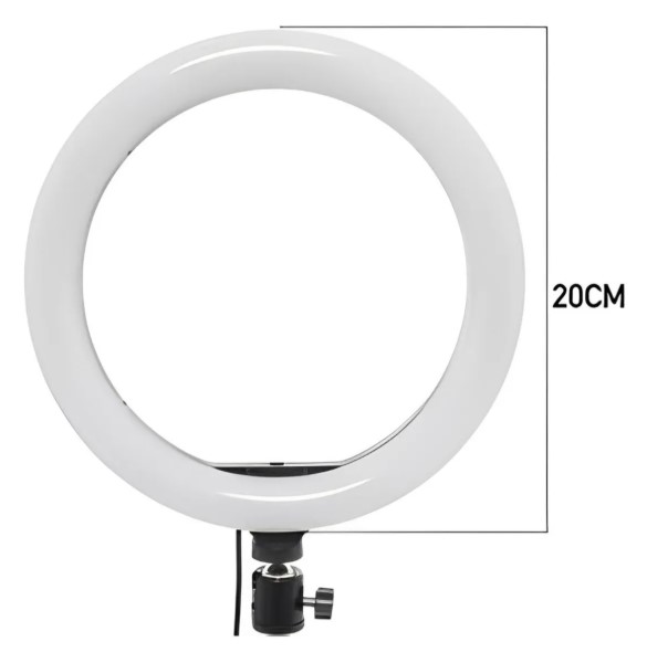 Ring Light para Celular com Luz Fixa de Mesa 10" Bivolt - BM-L03