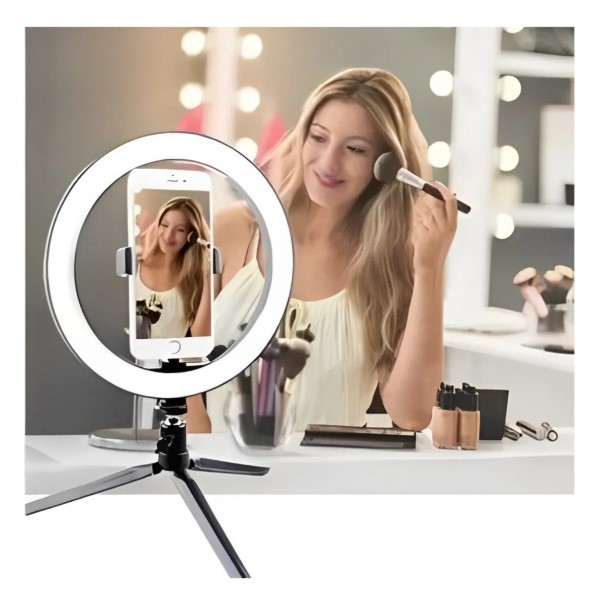 Ring Light para Celular com Luz Fixa de Mesa 10" Bivolt - BM-L03