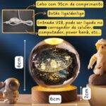 Luminária de Mesa LED Bola Cristal BM-F976B