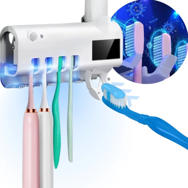 Dispenser Automático para Suporte de Pasta de Dente – BM-F1013 – Higiene Facilitada